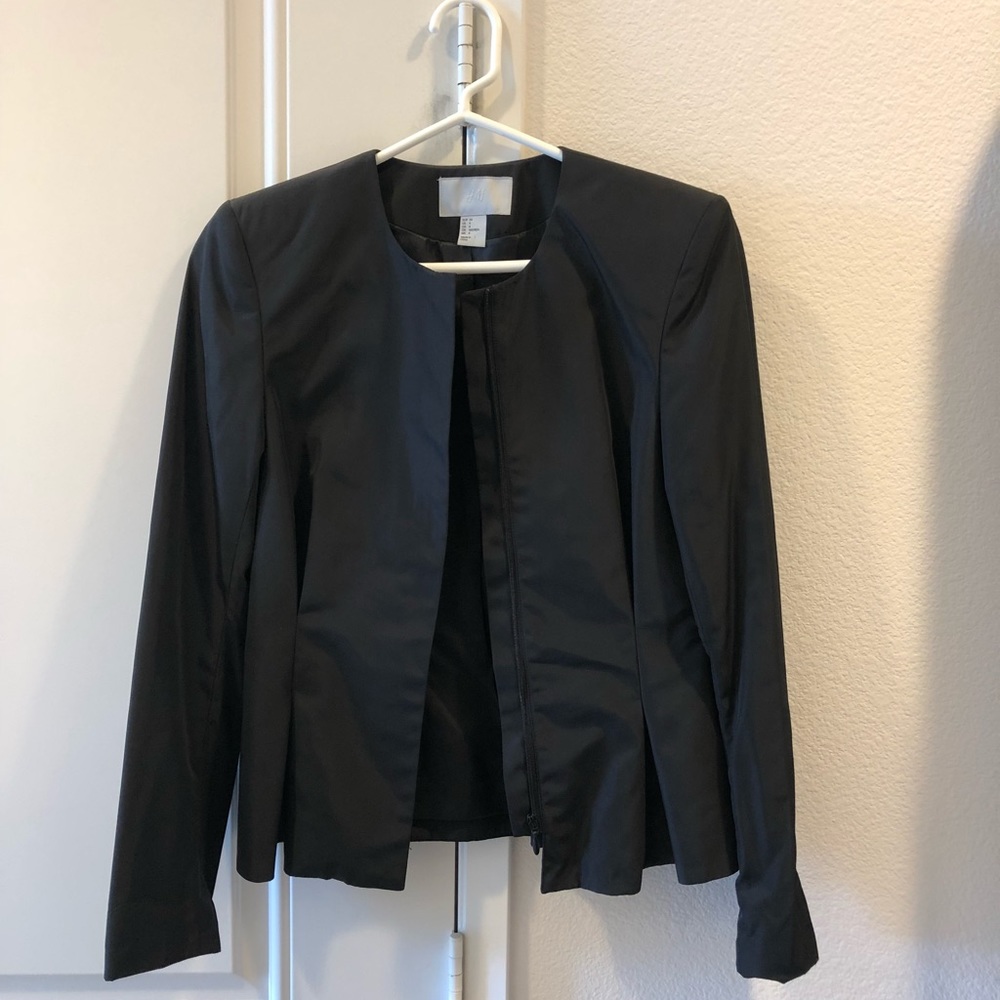 Black Fitted Jacket - image 1